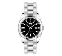 Lorenz Day-Date - Orologio Uomo Acciaio Quadrante Nero (26208AA)