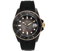 LORENZ DI300 SPECIAL EDITION 030258BK Orologio Uomo Nero Automatico Gomma Ghiera