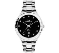 LORENZ DIVA DIAMANTI 030158AA Orologio Donna Nero 12 Diamanti 32 mm Quarzo