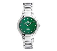Lorenz Diva Pearl 030281DD - Orologio Classico da donna al quarzo - Orologio in Acciaio con Quadrante in madreperla e diamanti - Cofanetto in legno con logo Diva