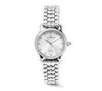 Lorenz Diva Round 030240GG - Orologio classico da donna con diamanti - Orologio con cinturino in acciaio