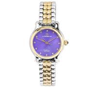 Lorenz Diva Round 030240PP - Orologio classico da donna con diamanti - Orologio con cinturino in acciaio bicolore