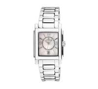 Lorenz Diva Square 030256CC - Orologio Classico da donna al quarzo - Orologio con cassa rettangolare e cinturino in acciaio