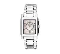 Lorenz Diva Square 030256CC - Orologio Classico da donna al quarzo - Orologio con cassa rettangolare e cinturino in acciaio