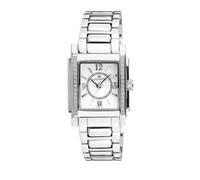 Lorenz Diva Square 030256DD Orologio da donna al quarzo con cassa in acciaio rettangolare con diamanti