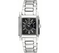 LORENZ DIVA SQUARE 030256EE Orologio Donna Rettangolare 36 Diamanti Nero Quarzo