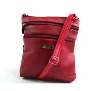 Lorenz Donna Vero pelle Morbida Crossover Corpo Borsa Tracolla Borsetta