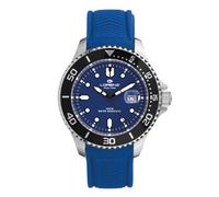 Lorenz - Orologio Sportivo da uomo al quarzo - Easy Time Sport 030263FF - Orologio in gomma Sub 100m