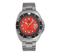 Lorenz Full Titanium 030269CC - Orologio sportivo da uomo in titanio - Orologio automatico subacqueo professionale fino a 300 metri - Valigetta con due cinturini di ricambio e accessori