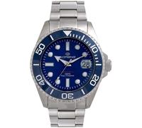 LORENZ FULL TITANIUM BLU 030212BB Orologio Uomo Automatico Sub 200 Metri Ve