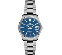 LORENZ GINEVRA 030186CC Quarzo 26 mm Orologio Donna Acciaio Blu Sub100 Metri Zaf