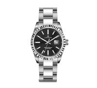 Lorenz Ginevra 28187BB - Orologio elegante da uomo - Orologio al quarzo con cassa e cinturino in acciaio
