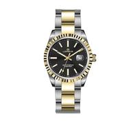 Lorenz Ginevra 28187DD - Orologio elegante da uomo - Orologio al quarzo con cassa e cinturino in acciaio bicolore