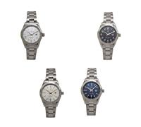 Lorenz Ginevra 28190BB - Orologio elegante da donna - Orologio al quarzo con cassa e cinturino in acciaio