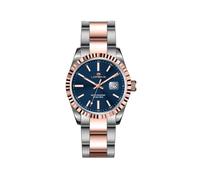 Lorenz Ginevra - Orologio Donna Bicolore Oro Rosa Silver (28190FF)