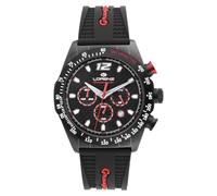 Lorenz Granpremio 030267AA - Orologio Sportivo da Uomo - Orologio Cronografo al quarzo - Orologio con Cinturino in Gomma - Sub 100 metri