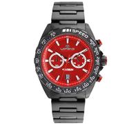 Lorenz Granpremio Carbon 030272CC - Cronografo Sportivo da Uomo al quarzo - Orologio con Cinturino in Gomma - Sub 100 metri