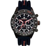 LORENZ GRANPREMIO Cronografo 030210CC Orologio Uomo Sub 100 Metri Cinturino Gomm