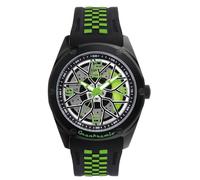Lorenz Granpremio Wheel 030280DD - Orologio Sportivo da uomo al quarzo - Orologio con disco rotante nel quadrante ispirato alle corse automobilistiche - Sub 100 metri