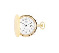 Lorenz Mirror 030270BB - Orologio da taschino al quarzo in acciaio inossidabile - Quadrante con numeri arabi - Inclusa nella confezione stand per appoggio e catena in acciaio