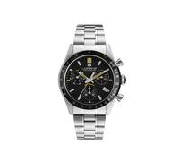 Lorenz - Orologio Sportivo da Uomo - Orologio Cronografo al quarzo Modello Montecarlo 090013CC - Orologio Subacqueo con Cinturino in Acciaio