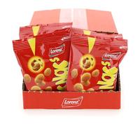 Lorenz Nic Nac's Original - Arachidi tostate ricoperte - Snack Salato Aperitivo - Confezione da 24 Bustine da 30g - (1, CLASSIC ORIGINAL)