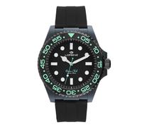 Lorenz Ocean Club 030268DD - Orologio Sportivo da Uomo al Quarzo - Orologio con cassa in superlega Soft Touch grigia - Cinturino in Gomma e chiusura deployante - Sub 100 metri - Cofanetto speciale sub