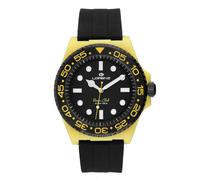 Lorenz Ocean Club 030268EE - Orologio Sportivo da Uomo al Quarzo - Orologio con cassa in superlega Soft Touch gialla - Cinturino in Gomma e chiusura deployante - Sub 100 metri - Cofanetto speciale sub