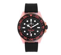 Lorenz Ocean Club 030268HH - Orologio Sportivo da Uomo al Quarzo - Orologio con cassa in superlega Soft Touch - Cinturino in Gomma e chiusura deployante - Sub 100 metri - Cofanetto speciale sub