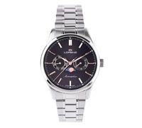 Lorenz - Orologio Classico da Uomo - Orologio con Fasi Lunari al quarzo Modello Montenapoleone 090009CC - Orologio con Cinturino in Acciaio