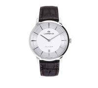 Lorenz - Orologio Classico Ultrapiatto da Uomo Swiss Made - Orologio al quarzo Modello Olivier 090016AA - Orologio con Cinturino in Pelle marrone