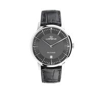 Lorenz - Orologio Classico Ultrapiatto da Uomo Swiss Made - Orologio al quarzo Modello Olivier 090016BB - Orologio con Cinturino in Pelle nero