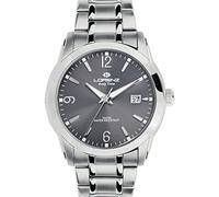Lorenz Orologio da polso da uomo, colore argento, con cinturino in acciaio inox, diametro cassa: 38 mm, 030044BB