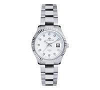 Lorenz - Orologio sportivo da donna con diamanti - modello Ginevra 030186DD - Orologio al quarzo con cinturino in acciaio - Sub 100 metri