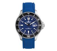 Lorenz - Orologio Sportivo da uomo al quarzo - Easy Time Sport 030263FF - Orologio in gomma Sub 100m