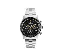 Lorenz - Orologio Sportivo da Uomo - Orologio Cronografo al quarzo Modello Montecarlo 090013CC - Orologio Subacqueo con Cinturino in Acciaio