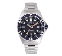 Lorenz - Orologio Uomo Automatico Sportivo - Orologio Automatico Subacqueo professionale 030231BB con Cinturino in Acciaio Inox - Cofanetto con cinturino in gomma di ricambio