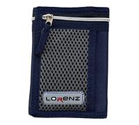 Lorenz Portafoglio da uomo in tela sottile da uomo, blu navy, Casual