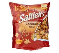 Lorenz, Saltletts Cocktail Mix, Snack Salati Assortiti con Mini Pretzel, Bastoncini e Cracker, Snack Salato, Croccante e Gustoso, Ideale per Aperitivi, 1 Confezione da 180g