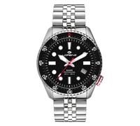 Lorenz Orologio automatico da uomo Shark V 030255AA Acciaio inossidabile Sub 200 metri