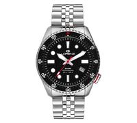 Lorenz Orologio automatico da uomo Shark V 030255AA Acciaio inossidabile Sub 200 metri