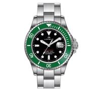 Lorenz Sport Ceramic Orologio uomo automatico in acciaio con ghiera in ceramica