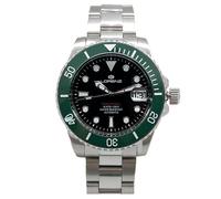 Lorenz Sport Ceramic Orologio uomo automatico in acciaio con ghiera in ceramica