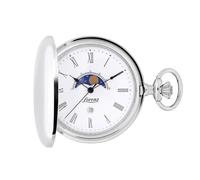 Lorenz Tasca 030242AA - Orologio vintage da taschino da uomo - Orologio con Fasi lunari al quarzo Swiss Made -