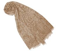 Lorenzo Cana 78369777 - Sciarpa da donna in cashmere, 100% cashmere Crema di cammello. 70 x 200 cm