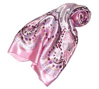 Lorenzo Cana 89081 - Panno di seta da donna, con stampa elaborata, 100% seta, 90 x 90 cm, colori armoniosi