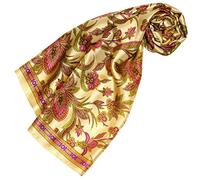 LORENZO CANA - Fazzoletto da collo - Paisley - Donna giallo Vanille Hellgelb