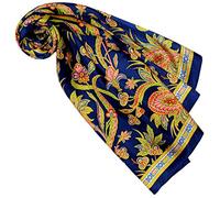 Lorenzo Cana - Foulard da donna di design in 100% seta, sciarpa multicolore, 90 cm x 90 cm, 90 x 90 cm