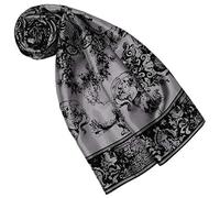 Lorenzo Cana - Foulard da donna di design in 100% seta, sciarpa multicolore, foulard per la testa, 90 cm x 90 cm, 90 x 90 cm