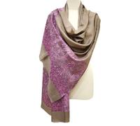 Lorenzo Cana Lusso Donna Pashmina Cashmere Sciarpa 100% Cashmere jacquard tessuto Paisley Pattern Sciarpa Cachemire Panno Cashmere Pashmina 78714